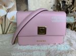 Top Grade Copy Michael Kors Leather Strap Pink Ladies Handbag